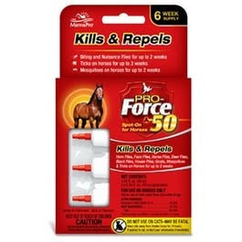 Pro Force, 50 Spot On Fly Repellant, 3-Pk.