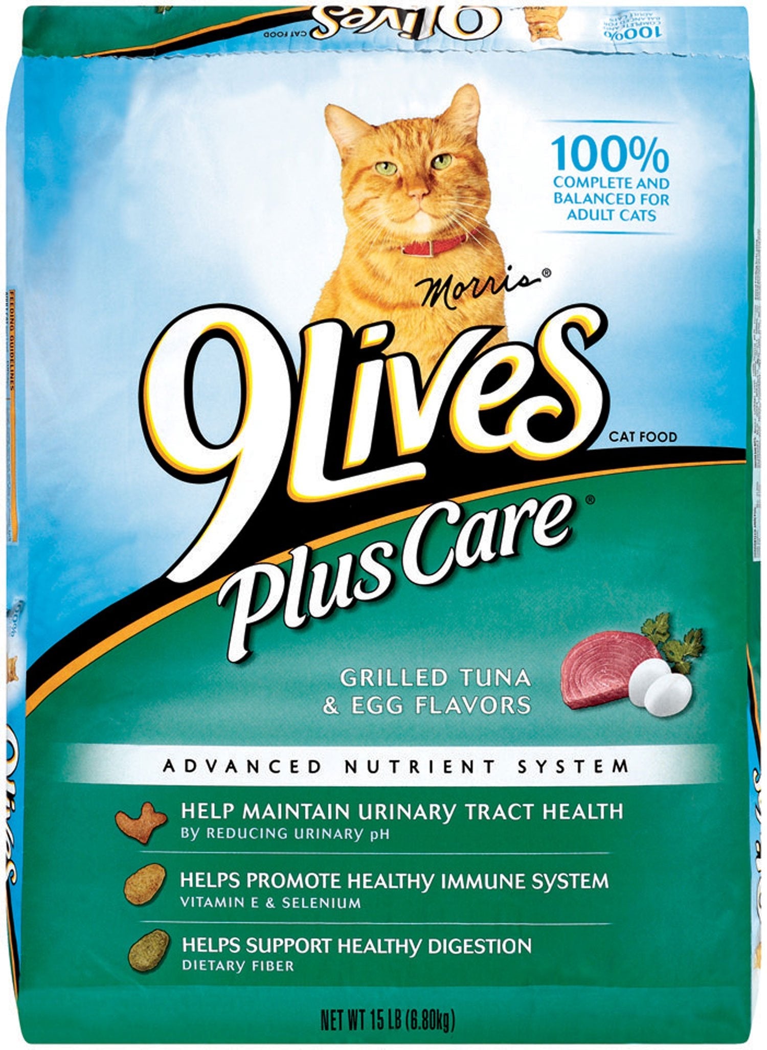 9 Lives, 9 Lives Plus Care Formula Dry Cat Food