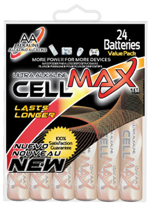 Battery Spot, AA CELL MAX ALKALINE 24PCHARD PA