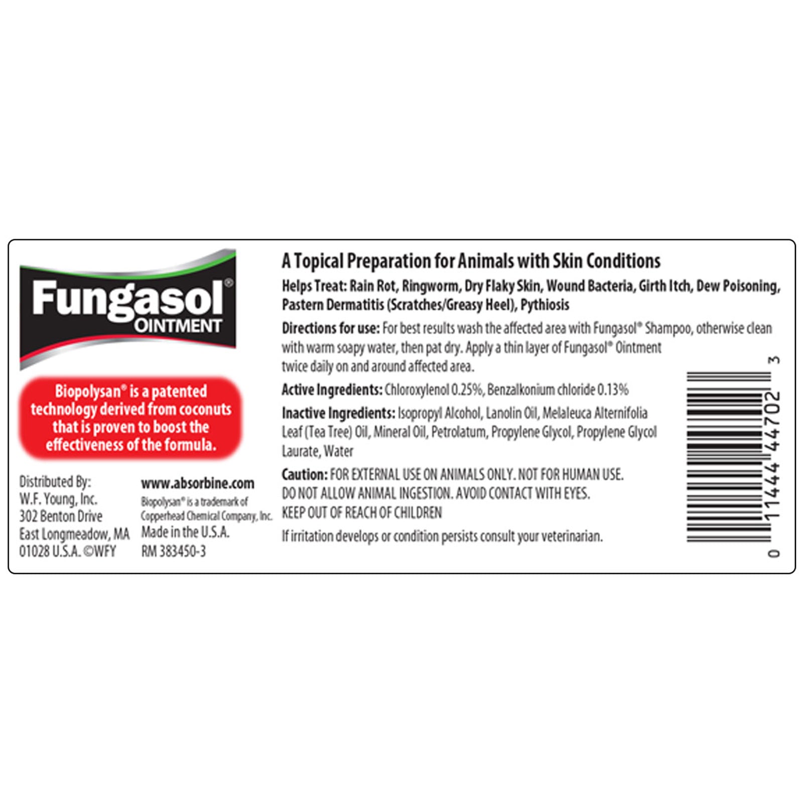 ABSORBINE, Absorbine Fungasol® Ointment