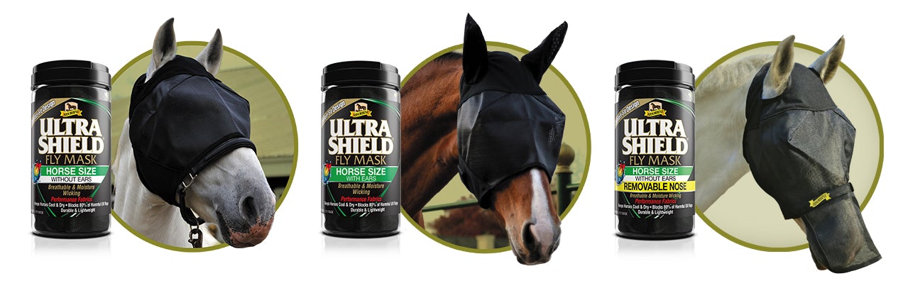 ABSORBINE, Absorbine UltraShield® Fly Mask With Ears