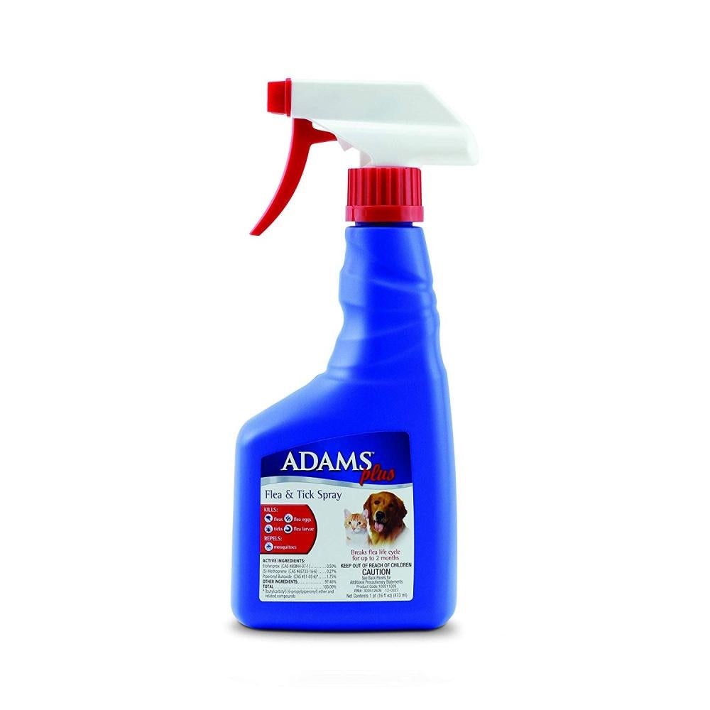 Adams, Adams Plus Spot On Flea & Tick Spray for Cats & Dogs