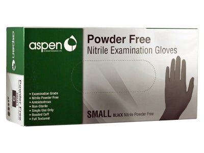 Aspen, Aspen Powder Free Nitrile Examination Gloves