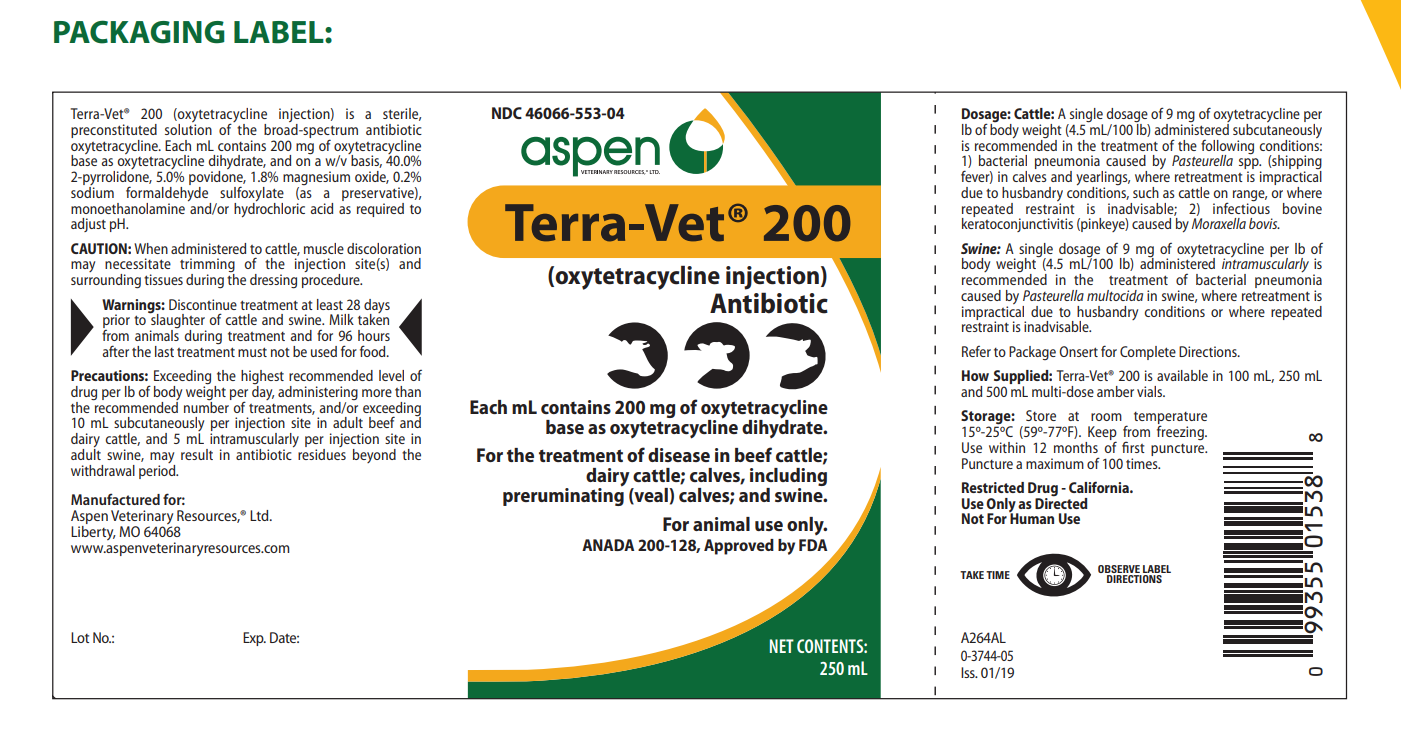 Aspen Veterinary Resources, Aspen Terra Vet® 200 Antibiotic