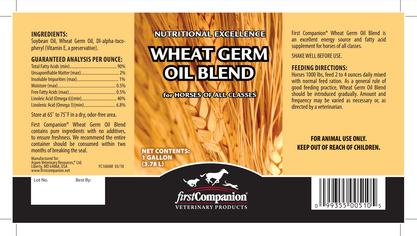 Aspen Veterinary Resources, Aspen Wheat Germ Oil Blend