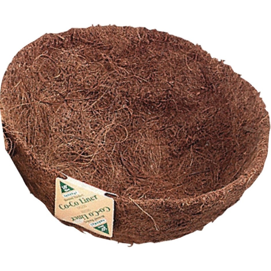 PANACEA PRODUCTS, BASKET SHAPED COCO LINER IN DISPLAY CARTON