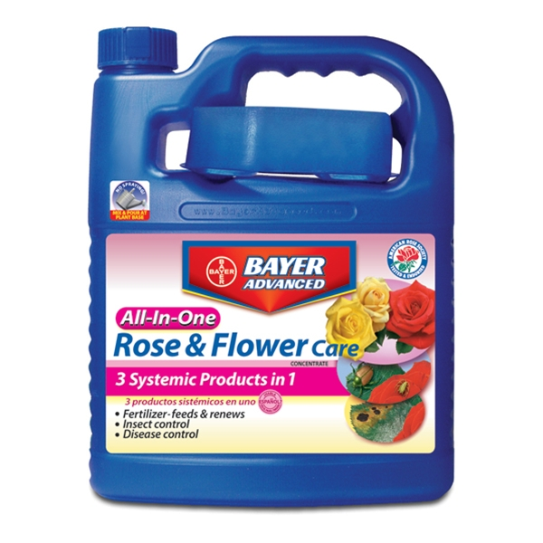 Bayer Advanced, BAYER ADVANCED ALL-IN-ONE ROSE & FLOWER CARE CONCENTRATE 0.5 GAL