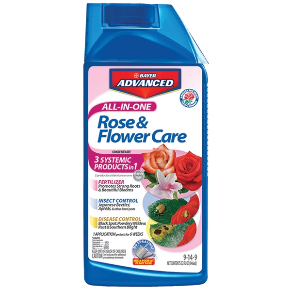 Bayer Advanced, BAYER ADVANCED ALL-IN-ONE ROSE & FLOWER CARE CONCENTRATE