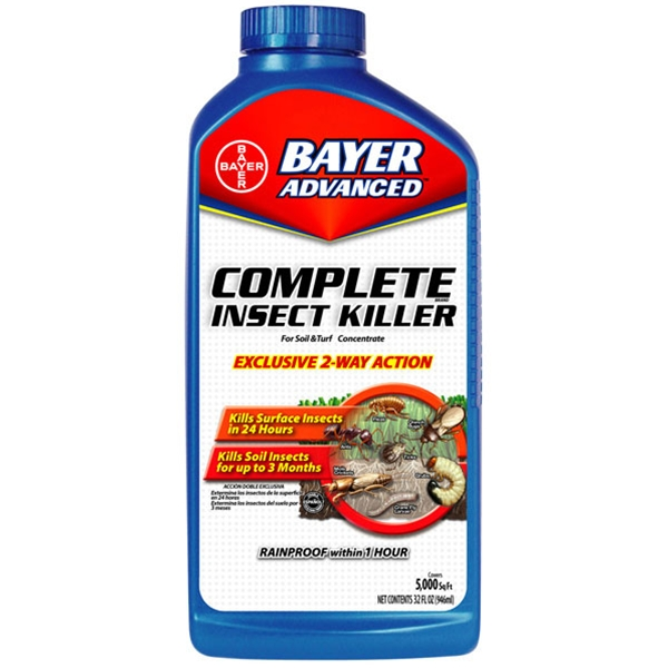 Bayer Advanced, BAYER ADVANCED COMPLETE BRAND INSECT KILLER FOR SOIL & TURF CONCENTRATE