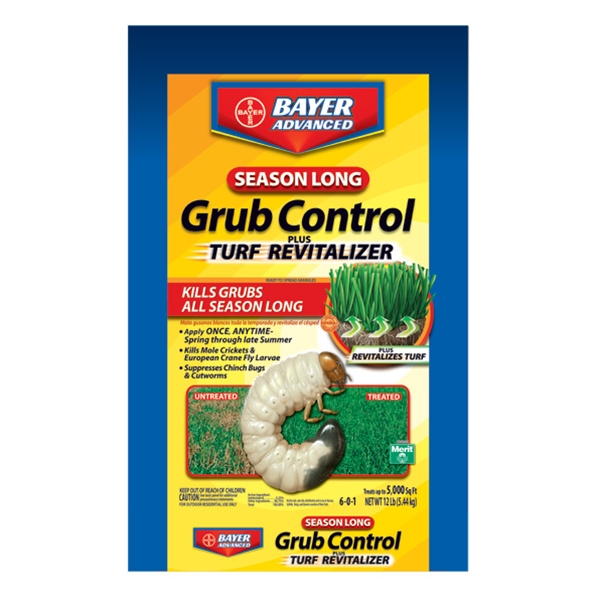 Bayer Advanced, BAYER ADVANCED SEASON LONG GRUB CONTROL PLUS TURF REVITALIZER 5M