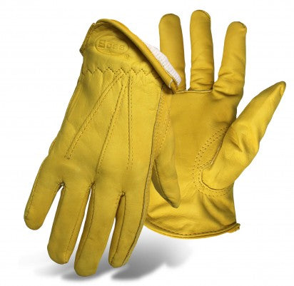 BOSS Gloves, BOSS Cotton Thermal Insulated Grain Cowhide Leather Driver
