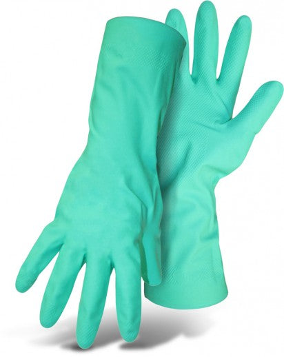 BOSS Gloves, BOSS Home N' Yard™ Nitrile With Gauntlet Cuff