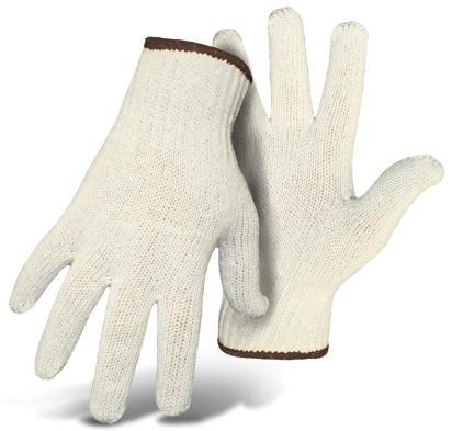 BOSS Gloves, BOSS Men's String Knit Reversible White