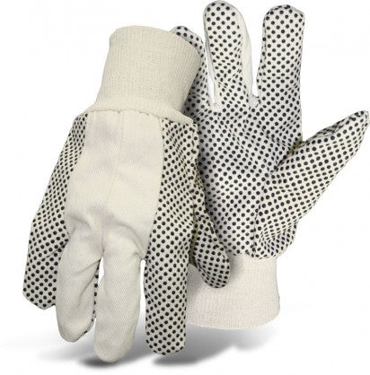 BOSS Gloves, BOSS Poly/cotton Blend Dotted With Knit Wrist