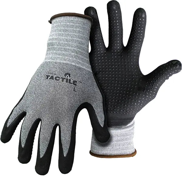 BOSS Gloves, BOSS TACTILE DOTTED & DIPPED NYLON NITRILE PALM GLOVES