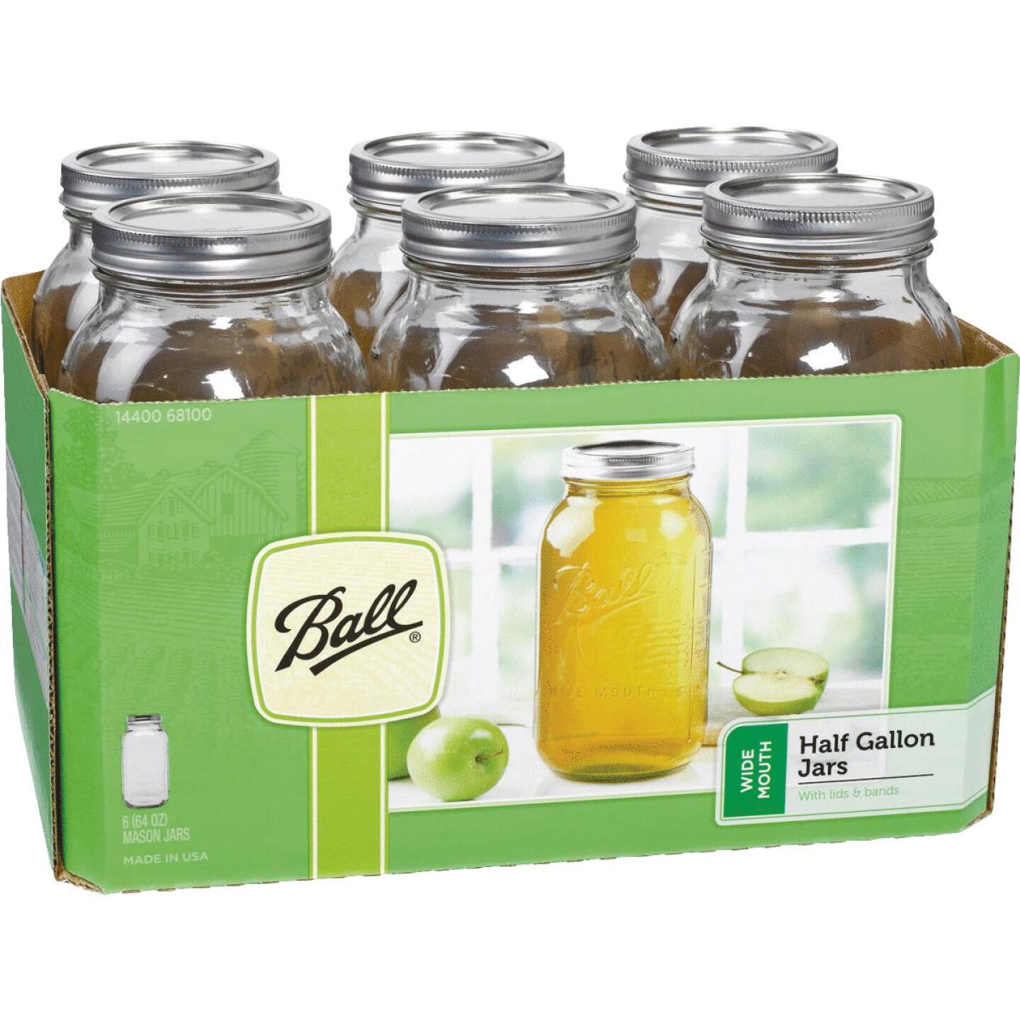 Ball, Ball 1/2 Gal. Wide Mouth Mason Canning Jar (6-Count)