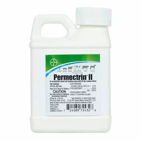 Bayer, Bayer Permectrin II Animal & Premises Concentrate Poultry Swine Sheep Cattle Horse