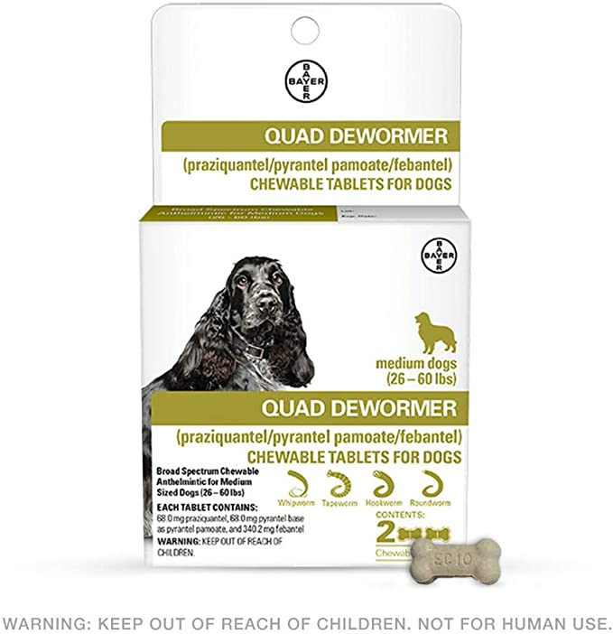 Quad Dewormer, Bayer Quad Dewormer