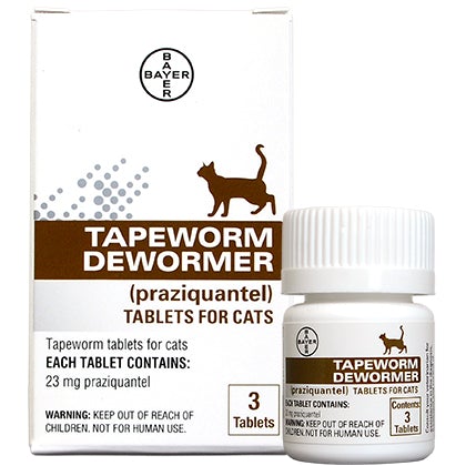 Tapeworm Dewormer, Bayer Tapeworm Dewormer - Cats
