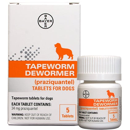 Tapeworm Dewormer, Bayer Tapeworm Dewormer - Dogs