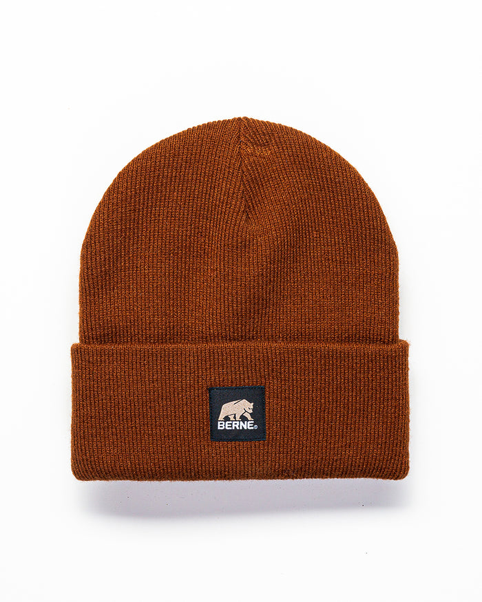 Berne, Berne Heritage Knit Cuff Beanie Brown Duck