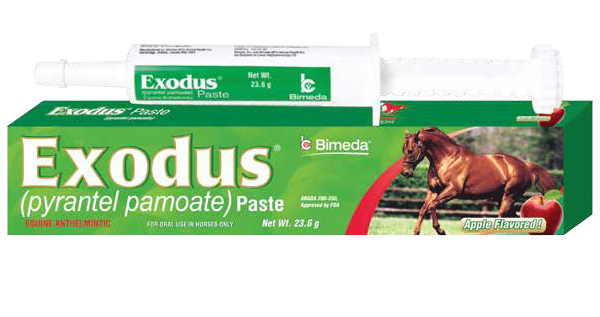 Bimeda, Bimeda Exodus® Paste (pyrantel pamoate)