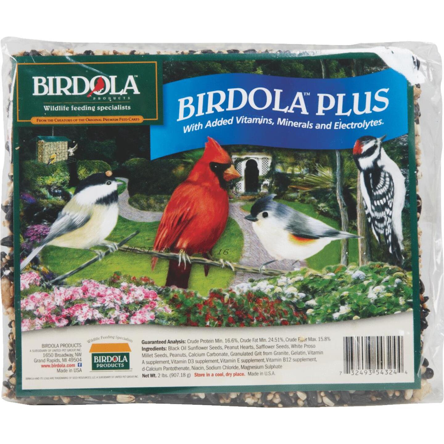 Birdola, Birdola 2 Lb. Plus Wild Bird Seed Cake