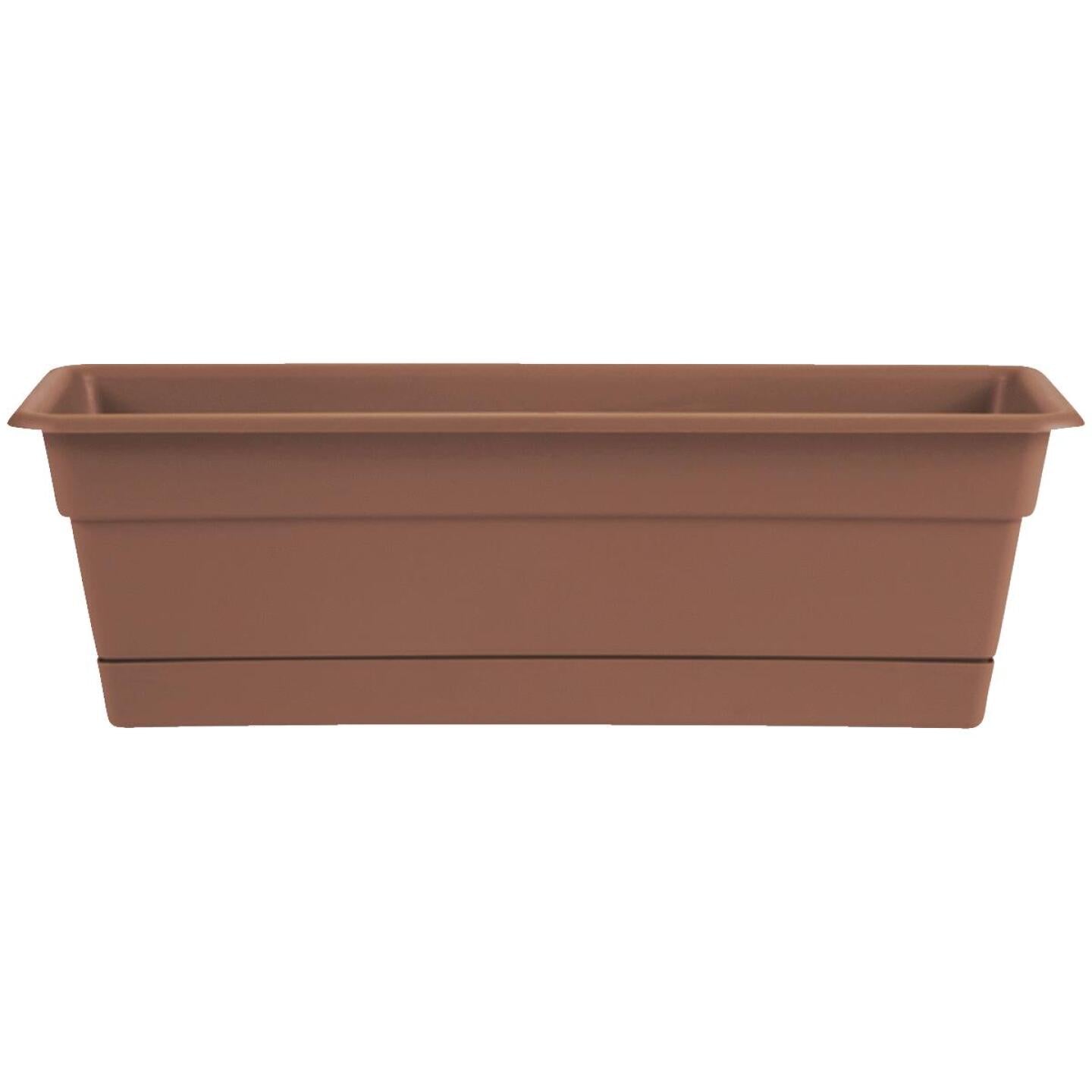 Bloem, Bloem Dura Cotta 24 In. Plastic Terra Cotta Flower Box