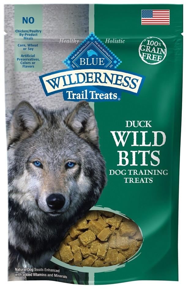 Blue Buffalo, Blue Buffalo Wilderness Trail Treats Duck Wild Bits Dog Treats