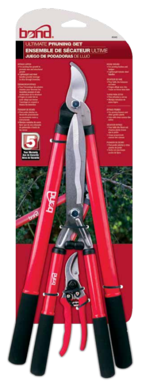 Bond Manufacturing, Bond Ultimate Pruning 3 Piece Combo Set with Lopper, Hedge Shears