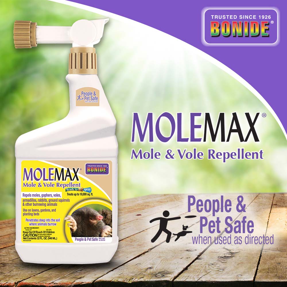 Bonide, Bonide MoleMax® Mole & Vole Repellent RTS