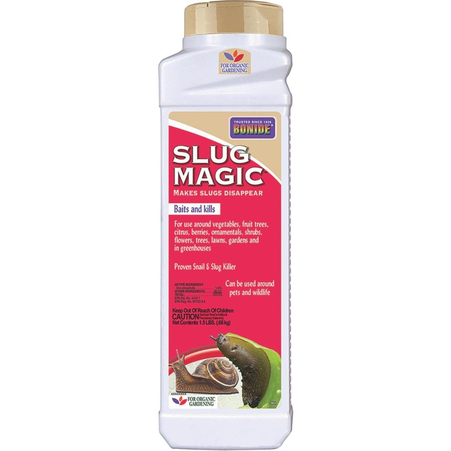 Bonide, Bonide Slug Magic 1-1/2 Lb. Ready To Use Pellets Slug & Snail Killer