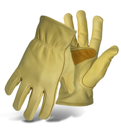 Boss, Boss Grain Cowhide Leather Driver With Palm Patch Gloves