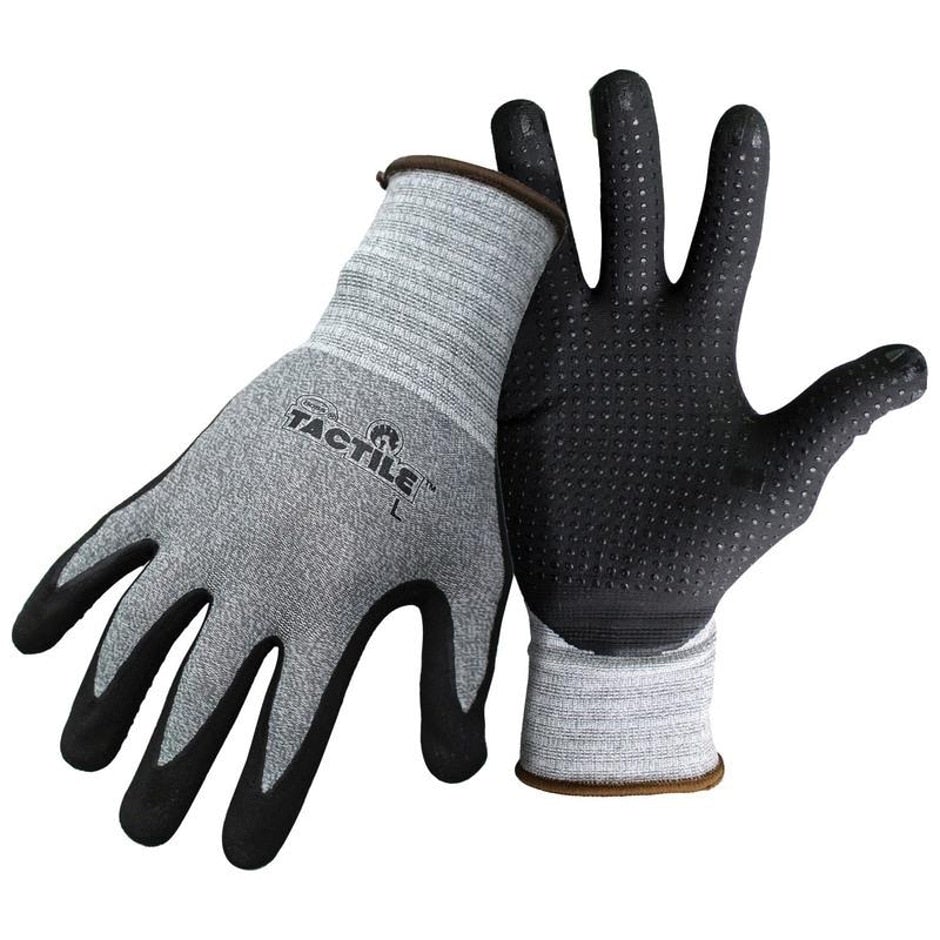 Boss, Boss Tactile Dotted Dipped Nitrile Palm & Fingers Glove