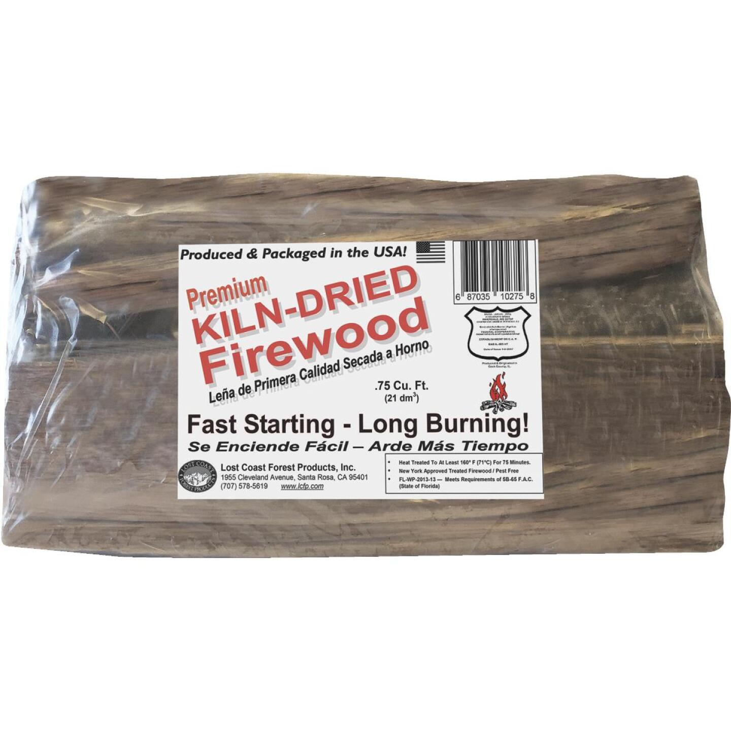 Burn Rite, Burn Rite Premium Seasoned Firewood, 0.75 cu ft