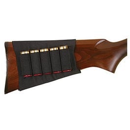 Various, Buttstock Shotgun Shell Holder, Black, Holds 6