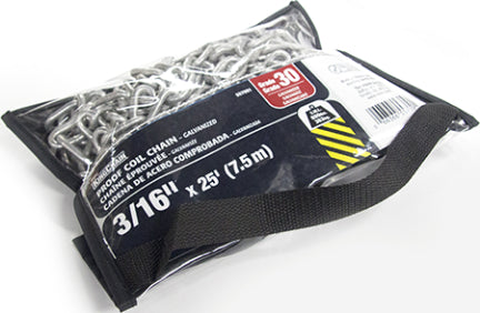 MIBRO, CHAIN GALV G30 PROOF COIL 3/16 INX25FT