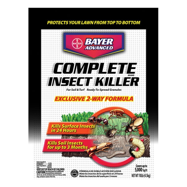 Bayer Advanced, COMPLETE BRAND INSECT KILLER FOR SOIL & TURF GRANULES