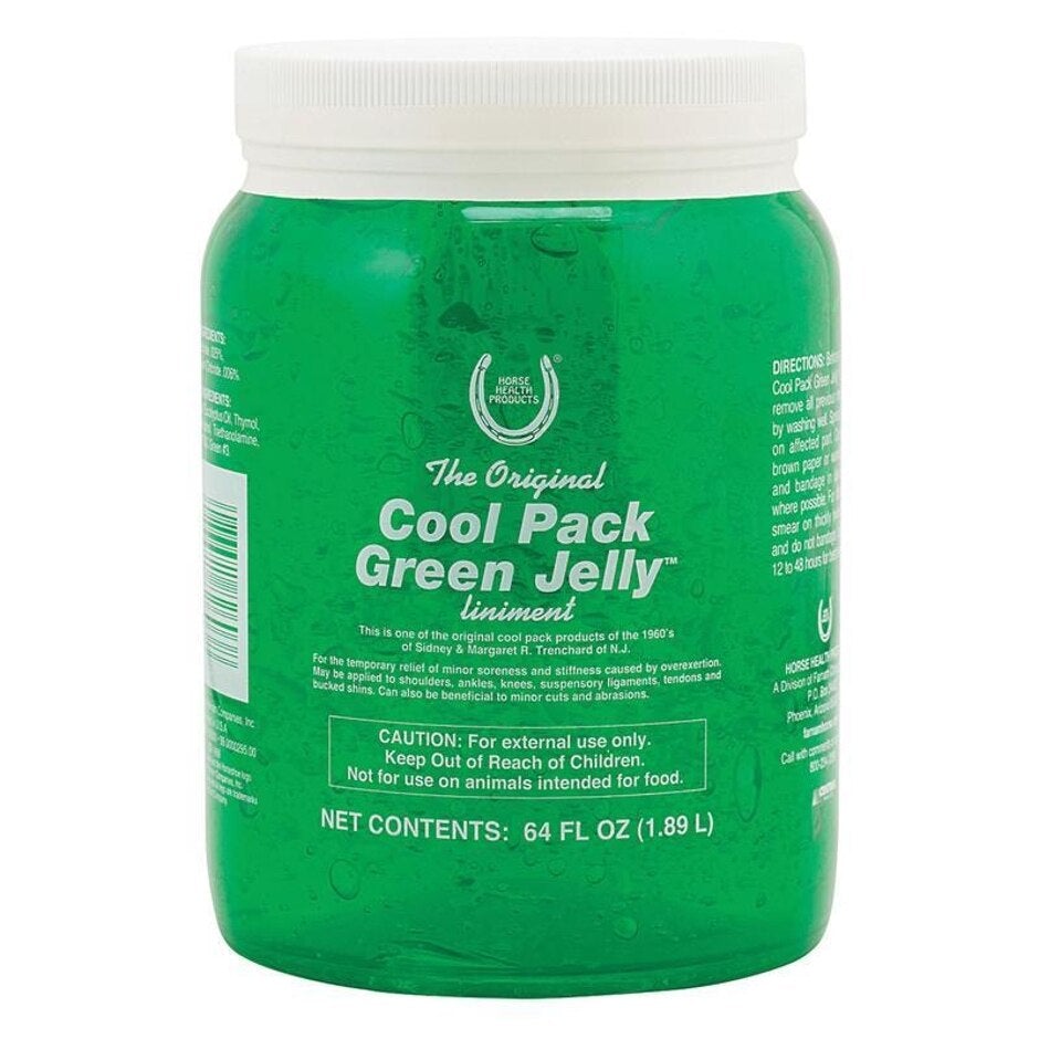 Horse Health Products, COOL PK GREEN JELLY LINIMENT FOR HORSES