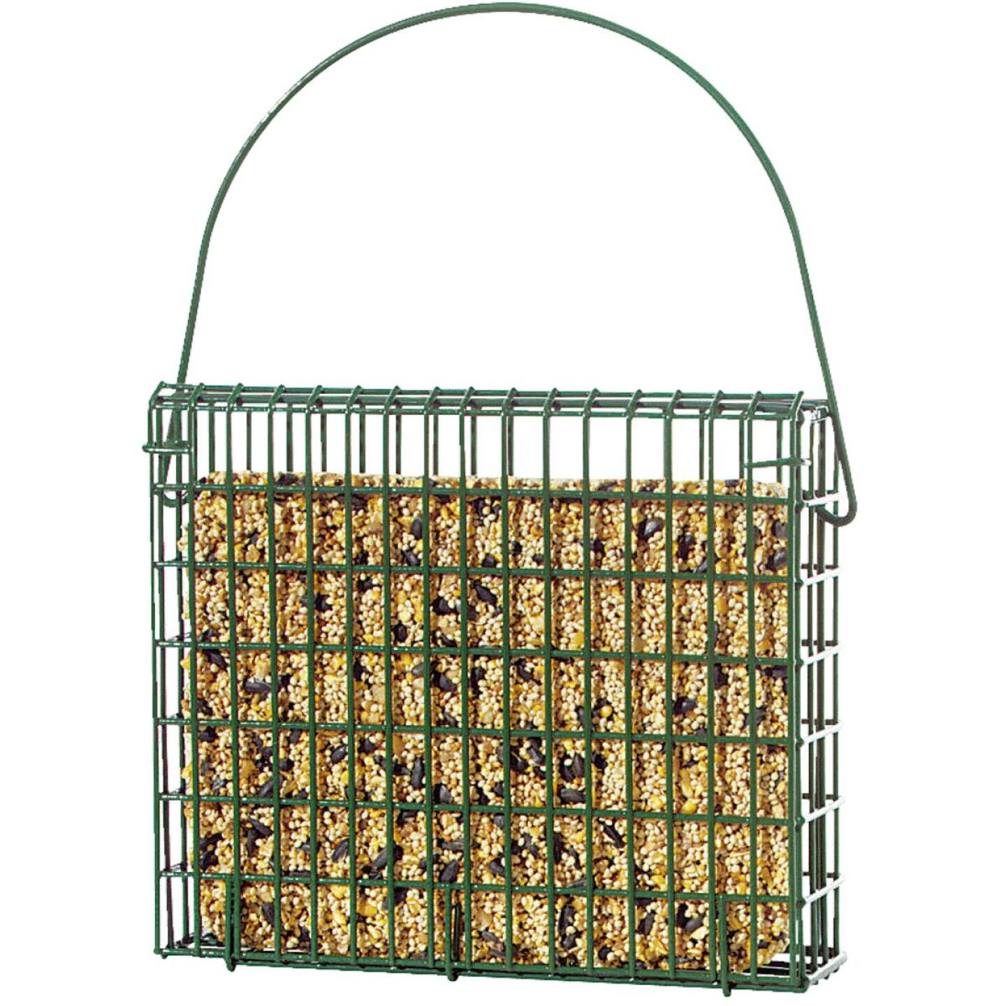 C&S, C&S EZ Fill Green 2-Cake Wire Basket Suet Feeder