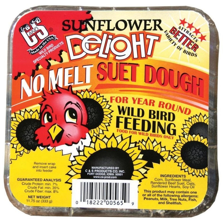 C&S, C&S Sunflower Delight No Melt Suet Dough