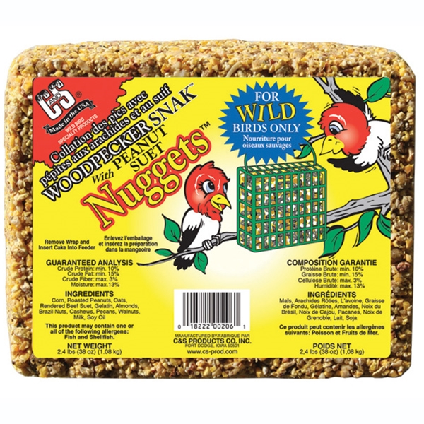 C&S, C&S Woodpecker Snak™ with Suet Nuggets™