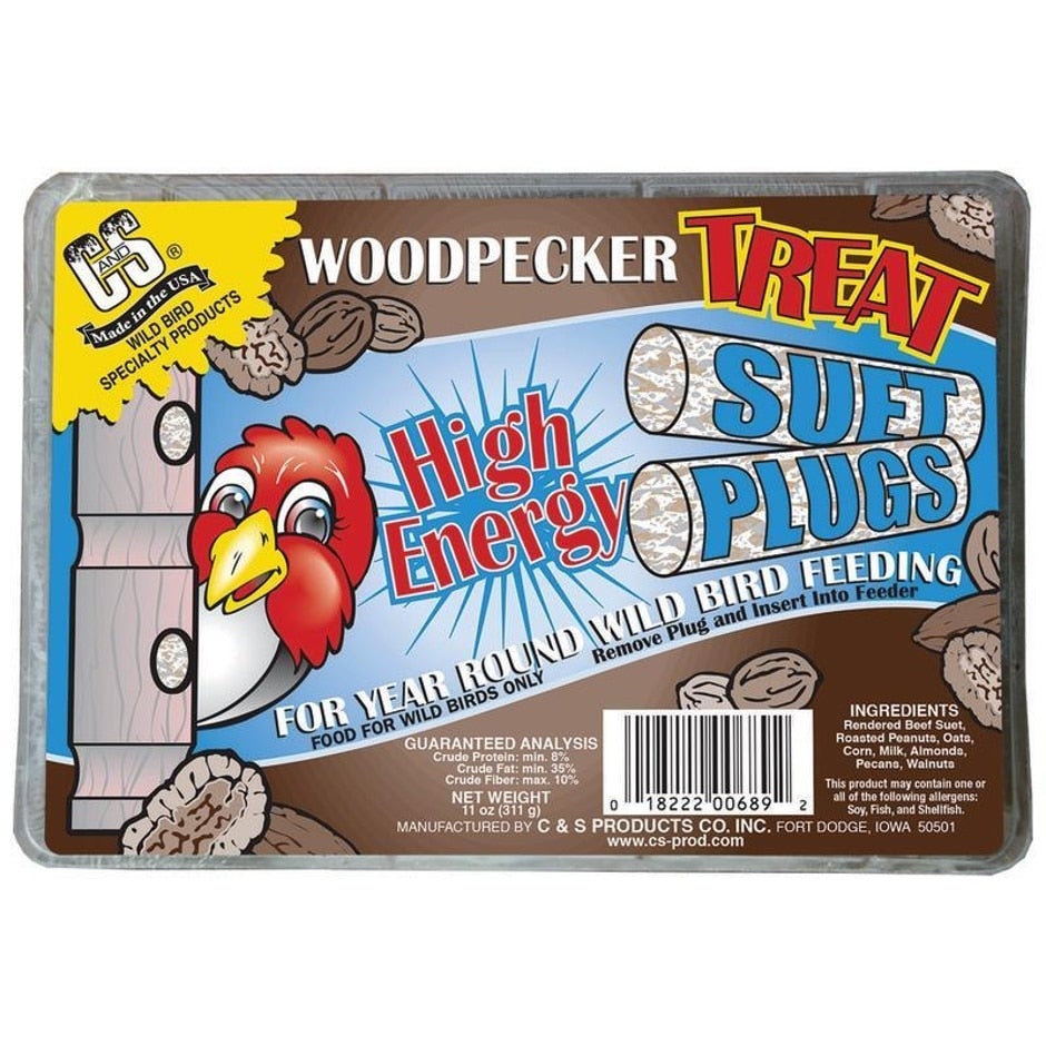 C&S, C&S Woodpecker Treat Suet Plugs
