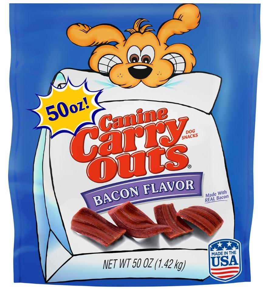 Canine Carry Outs, Canine Carry Outs Bacon Flavor Dog Snacks