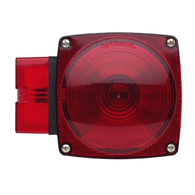 Carry-on Trailer, Carry-on Trailer Tail Light, 80" Wide And Over, Left, Road Side