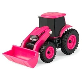 Tomy, Case International Harvester Pink Tractor, 1:64 Scale