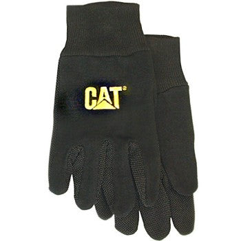 Caterpillar, Caterpillar CAT015400L Jersey Glove, Black ~ Large