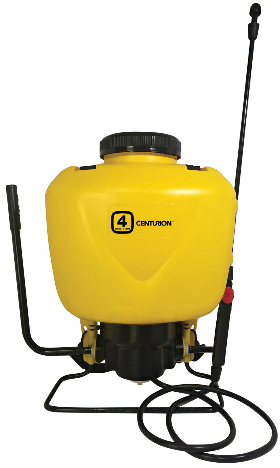 CENTURION, Central Garden & Pet Company Centurion Multi-Hand Backpack Garden Pressure Sprayer 4ft Hose Yellow 1ea/4 gal