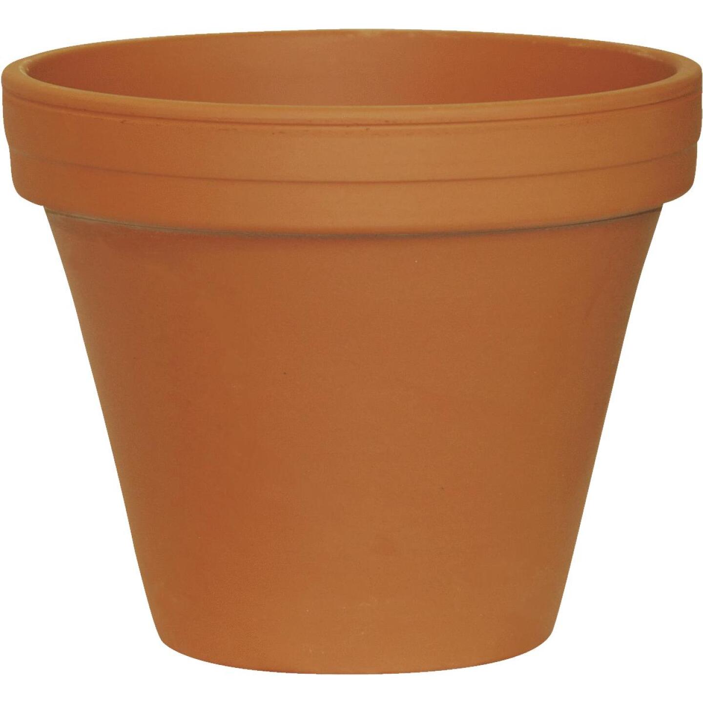 Ceramo, Ceramo 6-3/4 In. H. x 7-3/4 In. Dia. Terracotta Clay Standard Flower Pot