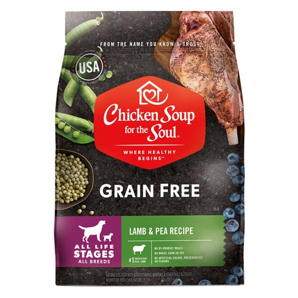 Chicken Soup For The Soul, Chicken Soup For The Soul Grain Free Lamb Pea and Green Lentil Limited Ingredient Diet Recipe Dry Dog Food